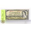 1954 CANADIAN $20 BANK NOTE