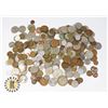 LARGE BAG OF ASSORTED FOREIGN COIN CURRENCY
