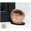 Image 2 : 1 OZ. JURASSIC PARK-TRICERATOPS COPPER ROUND