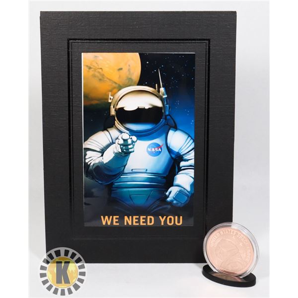 1 OZ. TRUMP-SPACE FORCE COPPER ROUND