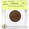 Image 2 : 1861 QUEEN VITORIA UK PENNY