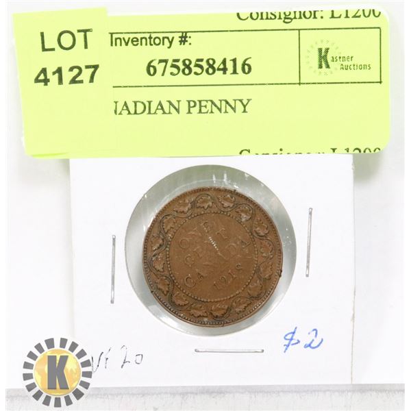 1918 CANADIAN PENNY