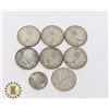 Image 2 : LOT OF 8 ASSORTED CANADIAN SILVER COINS