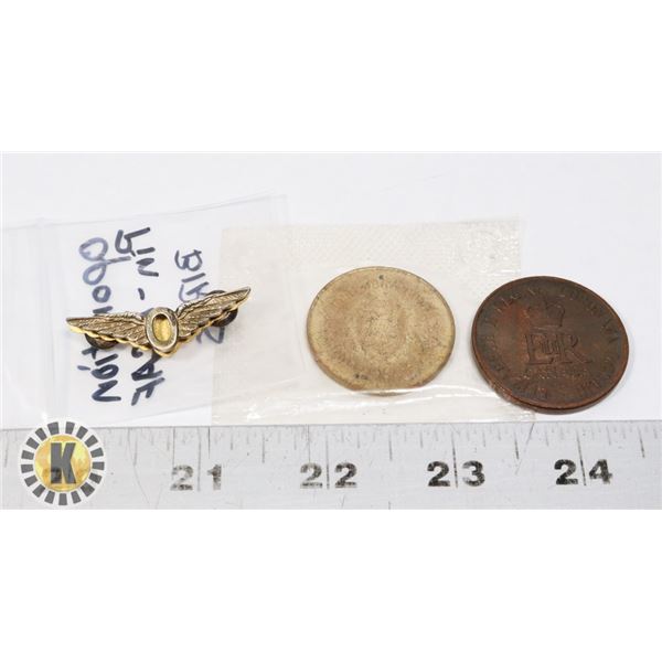 ROYAL CANADIAN AIR FORCE OPERATIONS PIN SOLD WITH