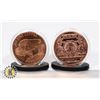 Image 2 : TWO 1-OZ COPPER BUFFALO