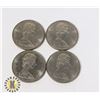 Image 2 : FOUR 1968 CANADIAN NICKLE DOLLARS