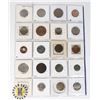 Image 2 : 18)  LOT OF 20 WORLD COINS.