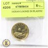 Image 1 : 2019 CANADIAN LOONIE IN PLASTIC HOLDER
