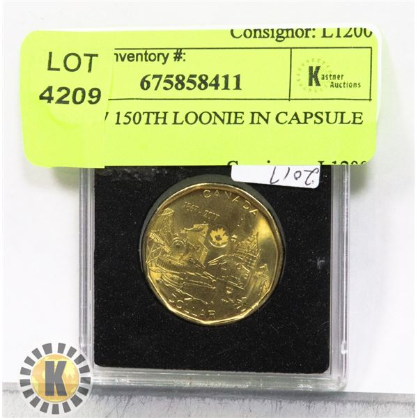 1867-2017 150TH LOONIE IN CAPSULE