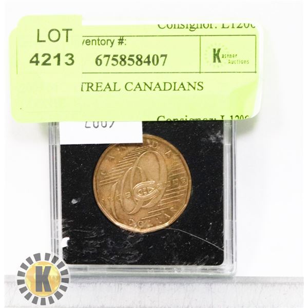 2009 MONTREAL CANADIANS LOONIE
