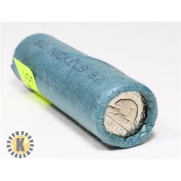 ROLL OF 1972 CANADIAN NICKELS