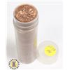 TUBE OF 1973 CANADIAN PENNIES MARKED BU