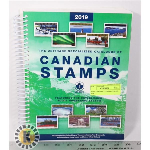 2019 CANADIAN STAMPS CATALOG. NEW