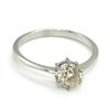 Image 3 : SILVER MOISSANITE (ROUND 6.5 MM)(1.25CT) RHODIUM