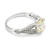 Image 4 : SILVER MOISSANITE(1.75CT) RHODIUM PLATED RING