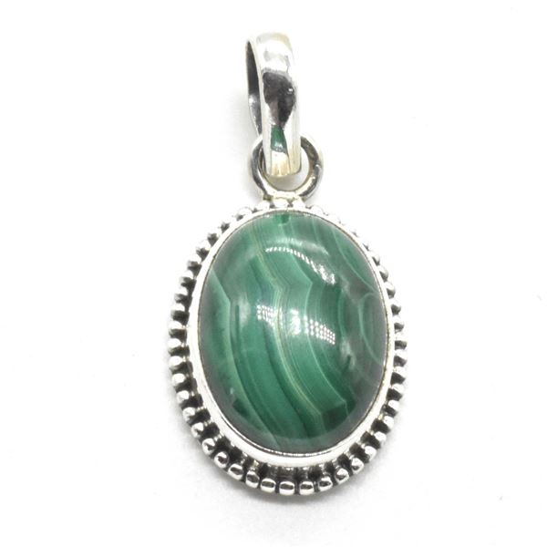 SILVER MELAKITE(11.85CT)  PENDANT (~WEIGHT 4.45G)