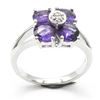 Image 3 : SILVER AMETHYST CZ(2.75CT)  RHODIUM PLATED