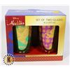 NEW 2PC DISNEY ALADDIN GLASSES SET (16-OZ EACH)