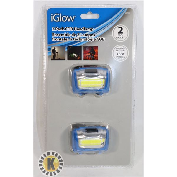 NEW 2 PACK LED HEADLAMPS