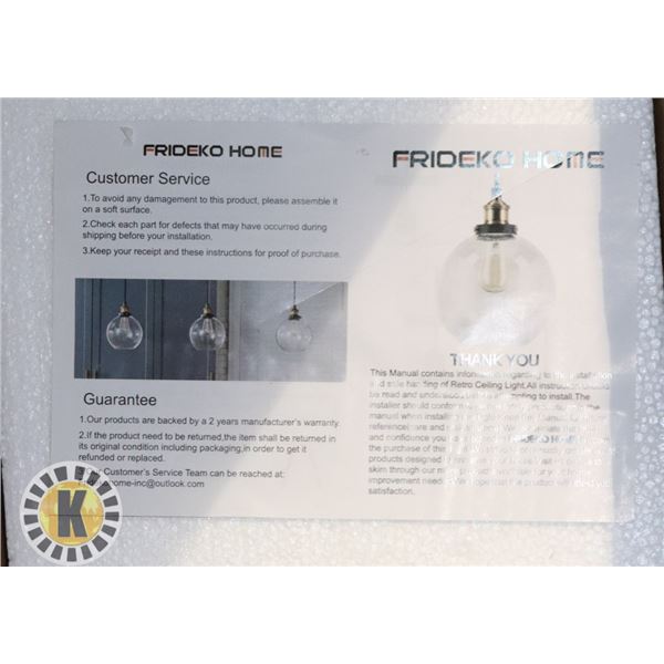 FRIDEKO HOME HANGING BULB LIGHTS