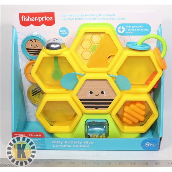 NEW FISHER-PRICE BUSY ACTIVITY HIVE KIDS TOY