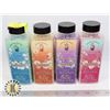 LOT OF 4 NEW ASSORTED SCENT BATH SALTS 500G EACH