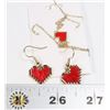 Image 1 : NEW 8 BIT EARRING AND NECKLACE SET