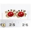 Image 1 : NEW CRAB SHAPED EARRINGS.