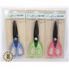 Image 1 : LOT OF THREE NEW CRAFTING SCISSORS