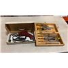 Image 1 : CASE OF CHISELS AND SOLDERING GUN