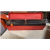 Image 2 : ROAD FLARE SET AND BOX OF WHEEL CHOCKS
