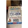 Image 2 : LOT OF LICENCE PLATES, YUKON, KLONDIKE AND OTHER