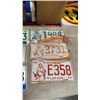 Image 4 : LOT OF LICENCE PLATES, YUKON, KLONDIKE AND OTHER