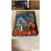 Image 1 : BOX OF HILTI DROPIN ANCHORS, LOCK NUTS, COTTER PINS NUTS AND MORE