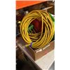 Image 2 : 2 EXTENSTION CORDS AND BOX OF TOOLS INCLUDING ALBION B26 T600 EPOXY GUN