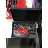 Image 2 : RED TOOLBOX AND 2 CASES OF TOOLS, DRILL BITS, ALAN WRENCHES, SOLDERING IRON