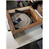 Image 1 : WOOD CRATE OF TOOLS AND HOSE