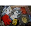 Image 2 : 3 BOXES OF WORK GLOVES, LIGHT UP TSHIRT AND CAMO HATS