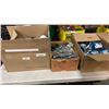 Image 1 : 3 BOXES OF PEGAS PIPE CONNECTORS, PVC CONNECTORS AND PEGBOARD HOOKS