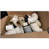 Image 2 : 3 BOXES OF PEGAS PIPE CONNECTORS, PVC CONNECTORS AND PEGBOARD HOOKS