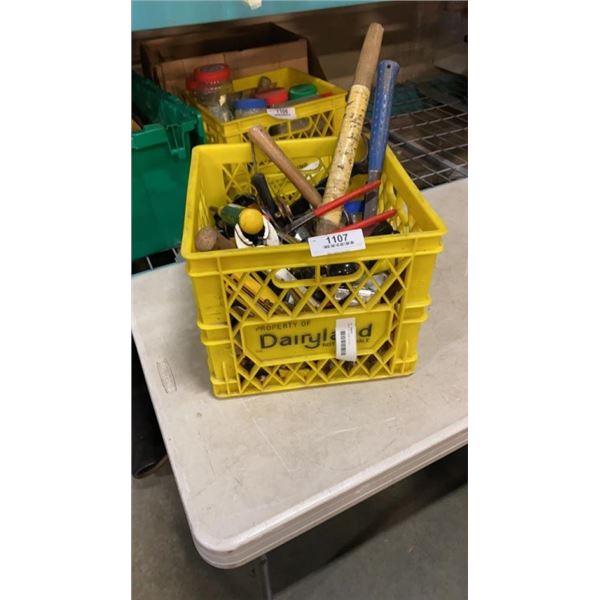 CRATE OF HAND TOOLS