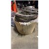 Image 1 : LOT OF VINTAGE HUBCAPS, TIRE RINGS, LUG NUT COVERS