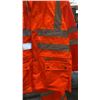 Image 2 : NEW ORANGE HIGH VIS SUIT: PANTS (XL) JACKET (L)