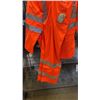 Image 3 : NEW ORANGE HIGH VIS SUIT: PANTS (XL) JACKET (L)
