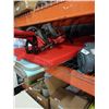 Image 2 : KIDS PLAY KITCHEN, ONESIDED PLAY MAT, RED MAT WITH PATCH AND BABY GATE