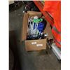 Image 1 : BOX OF DEFECTIVE STORE RETURN LIGHTS AND DECOR
