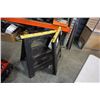 Image 1 : PAIR OF PLASTIC SAWHORSES