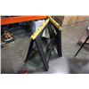 Image 2 : PAIR OF PLASTIC SAWHORSES