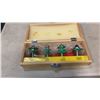 Image 2 : NEW 4 PIECE TONGUE AND GROOVE ROUTER BIT SET