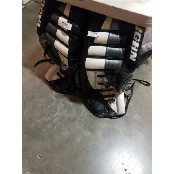 VAUGHN VISION HOCKEY GOALIE LEG PADS